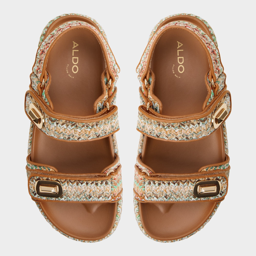 Sunhaven Bright Multi Women's Platform sandals - Footbed sandal