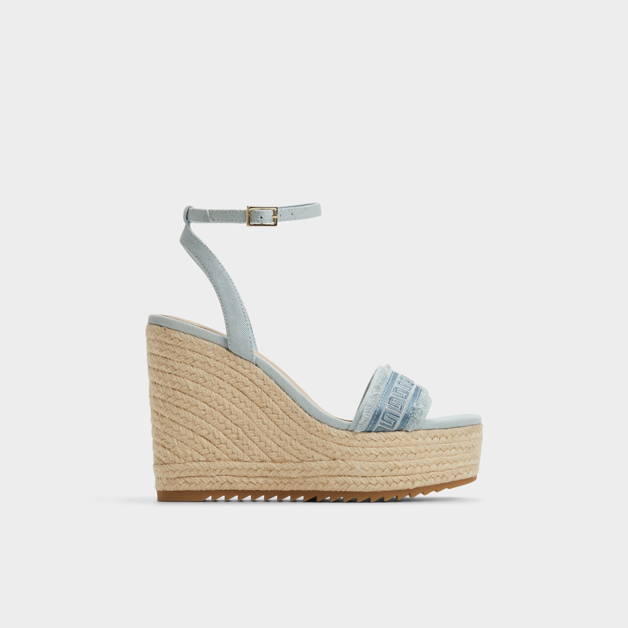 Aberitram Denim Women's Platform sandals - Wedge sandal
