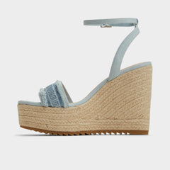 Aberitram Denim Women's Platform sandals - Wedge sandal