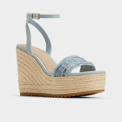 Aberitram Denim Women's Platform sandals - Wedge sandal