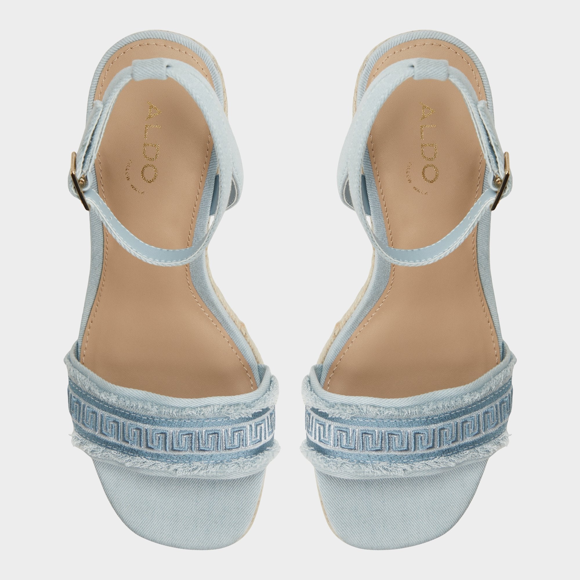 Aberitram Denim Women's Platform sandals - Wedge sandal