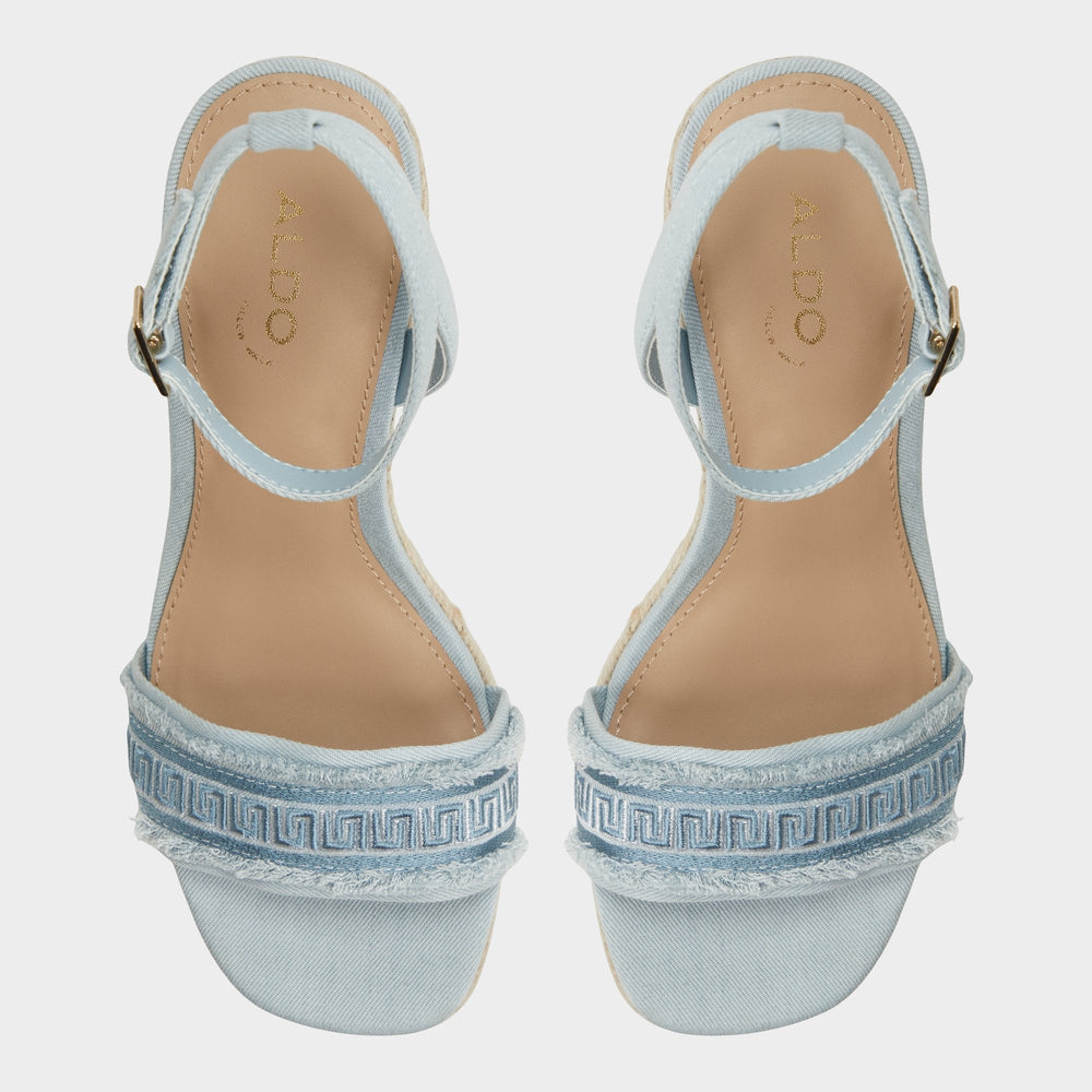 Aberitram Denim Women's Platform sandals - Wedge sandal