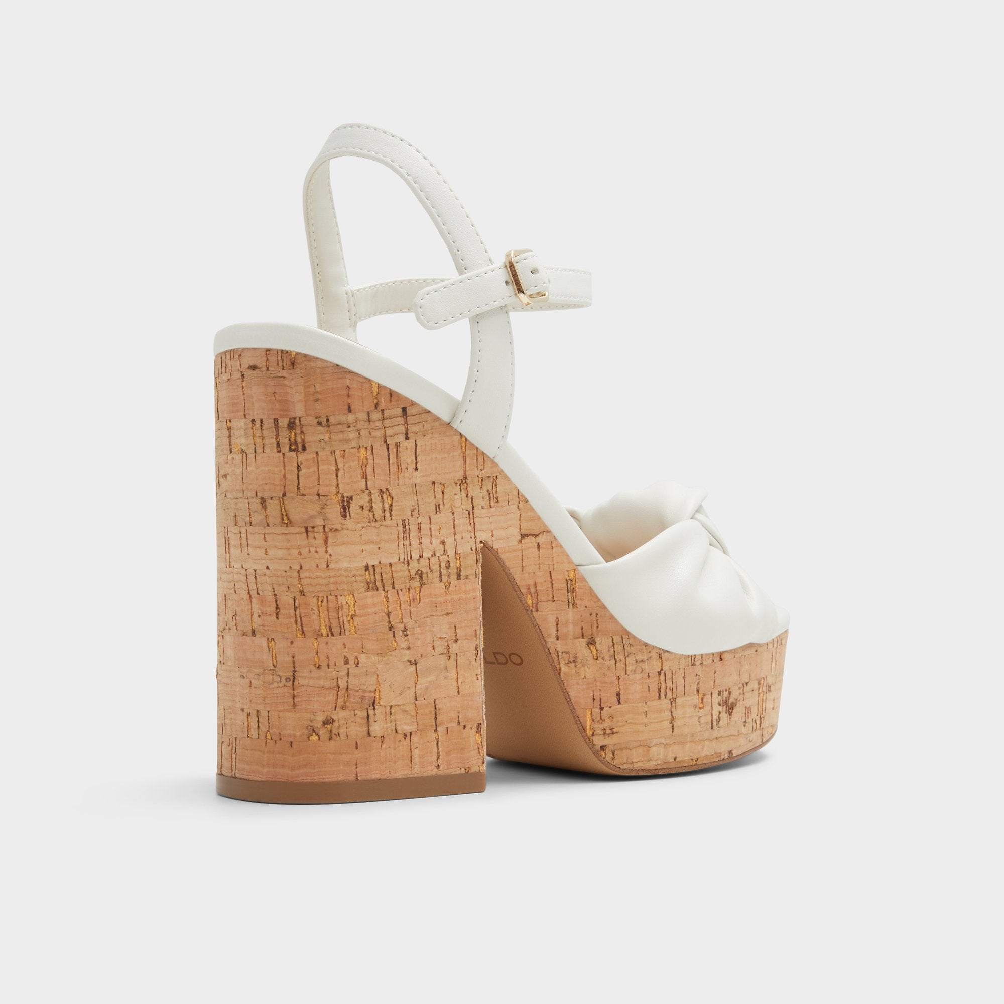 Platform Ulialdan White/Bone Women's Platform sandals - Strappy heeled sandal