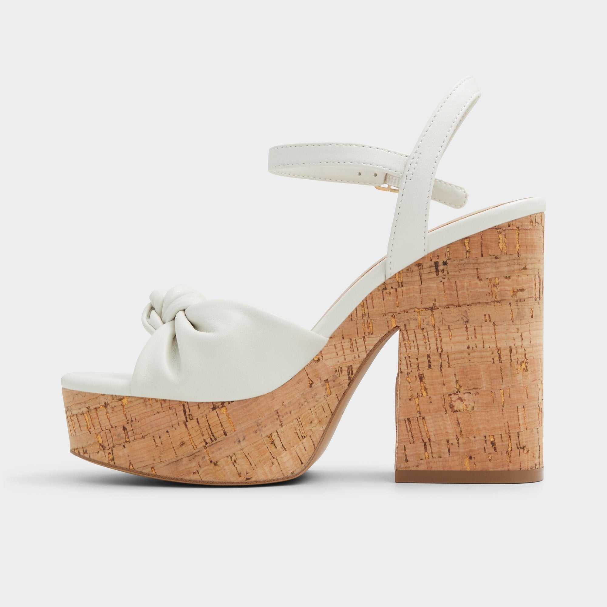 Platform Ulialdan White/Bone Women's Platform sandals - Strappy heeled sandal