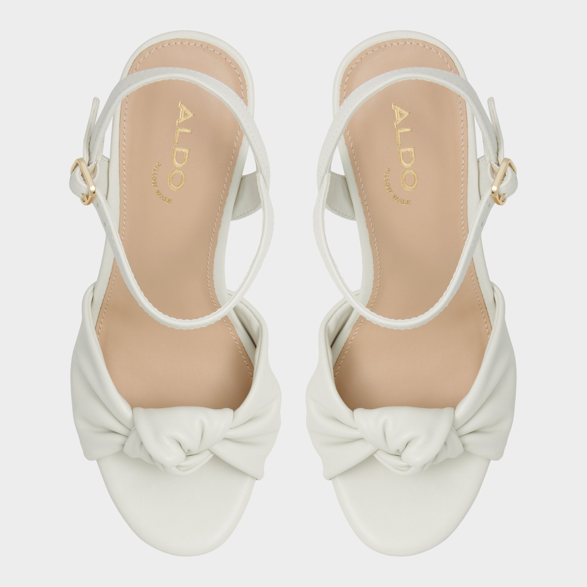 Platform Ulialdan White/Bone Women's Platform sandals - Strappy heeled sandal