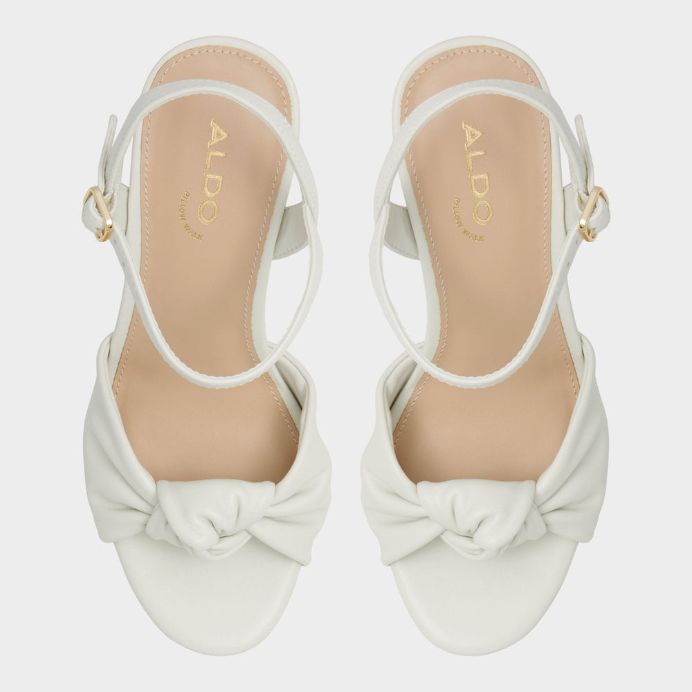 Platform Ulialdan White/Bone Women's Platform sandals - Strappy heeled sandal