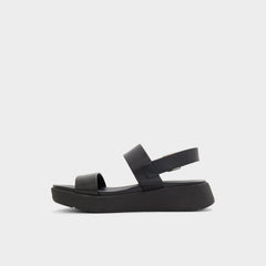 Silyia Black Women's Sandals - Flat sandal