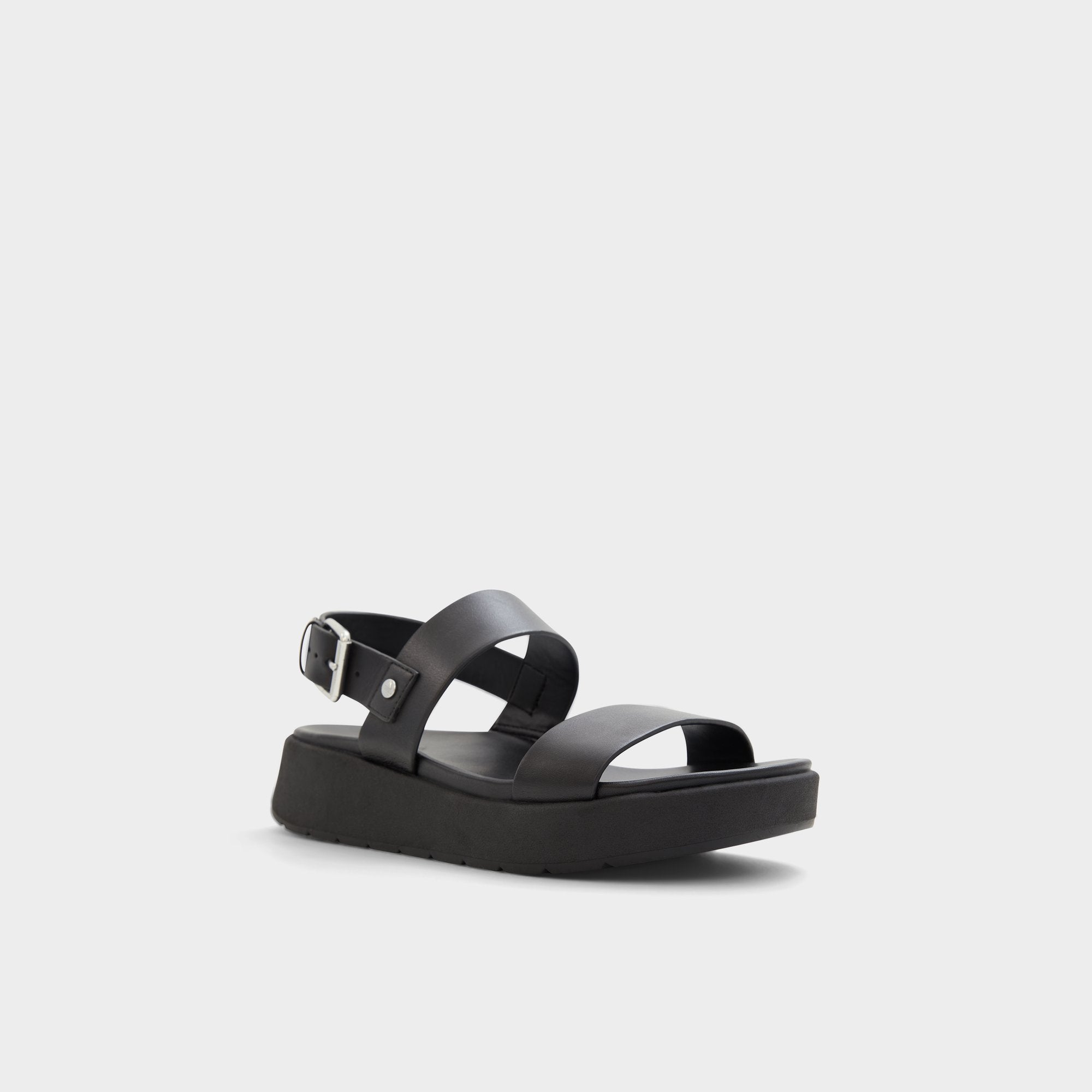 Silyia Black Women's Sandals - Flat sandal