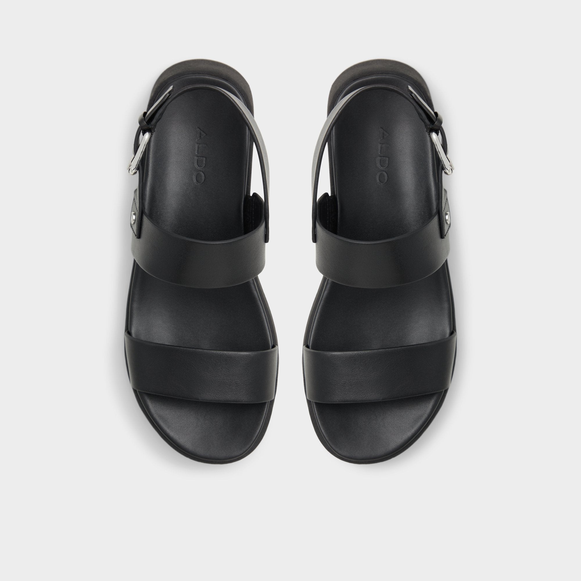 Silyia Black Women's Sandals - Flat sandal