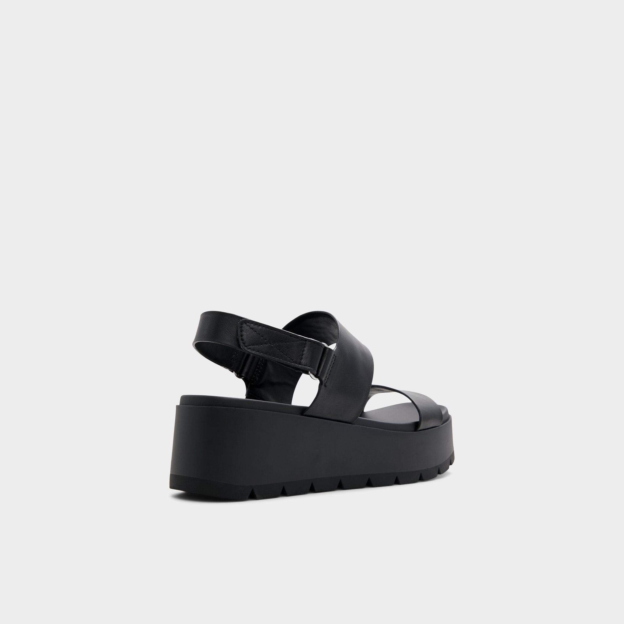 Thila Open Black Women's Wedges - Wedge sandal