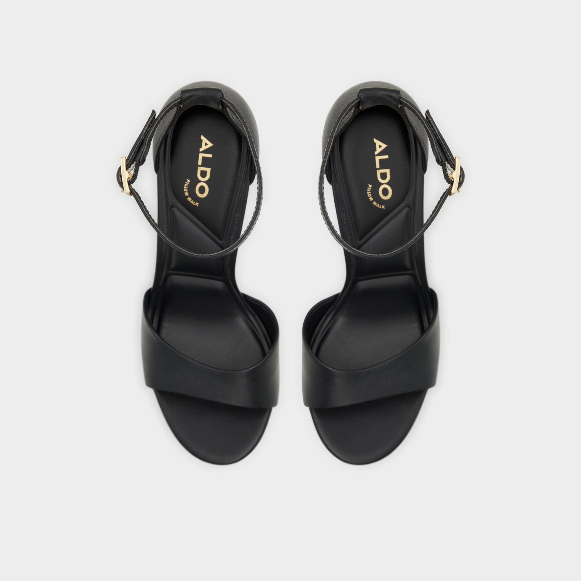 Enaegyn2.0 Black Women's Platform sandals - Strappy heeled sandal Platform