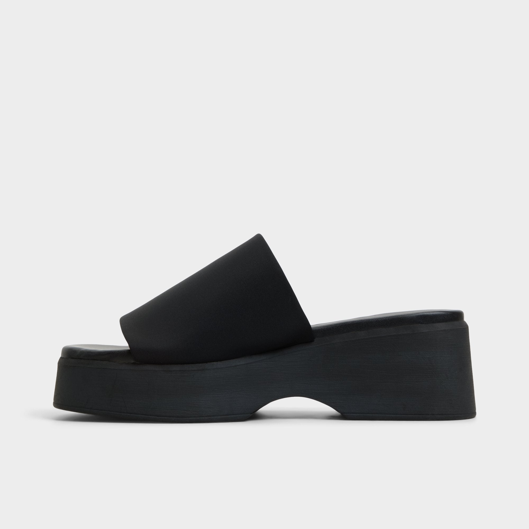Yassa Black Women's Wedges - Wedge sandal