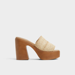 Platform Maysee Natural Women's Platform sandals - Heeled mule