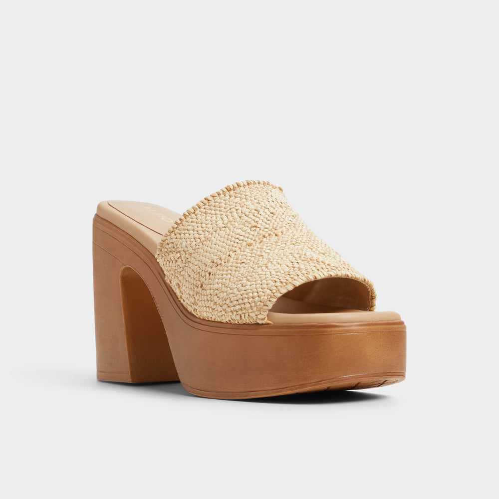 Platform Maysee Natural Women's Platform sandals - Heeled mule