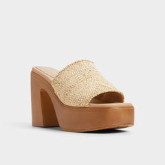 Platform Maysee Natural Women's Platform sandals - Heeled mule