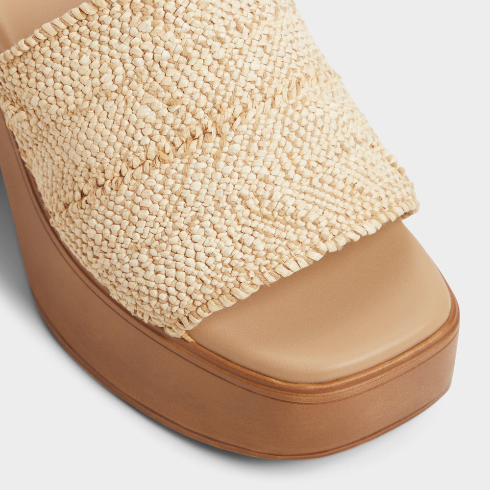 Platform Maysee Natural Women's Platform sandals - Heeled mule