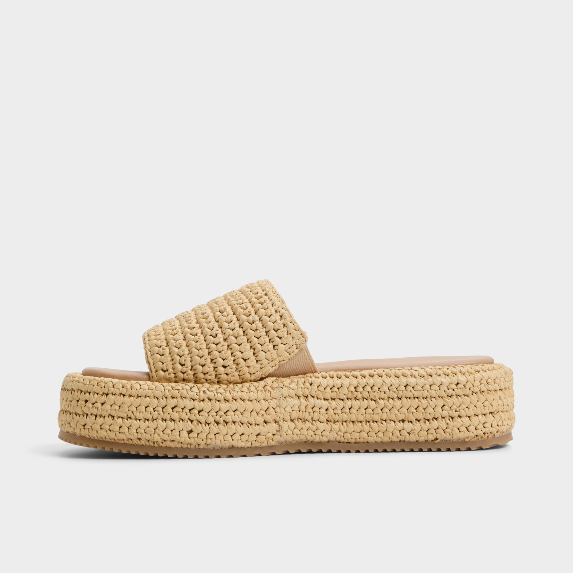 Bohemina Natural Women's Platform sandals - Flatform sandal