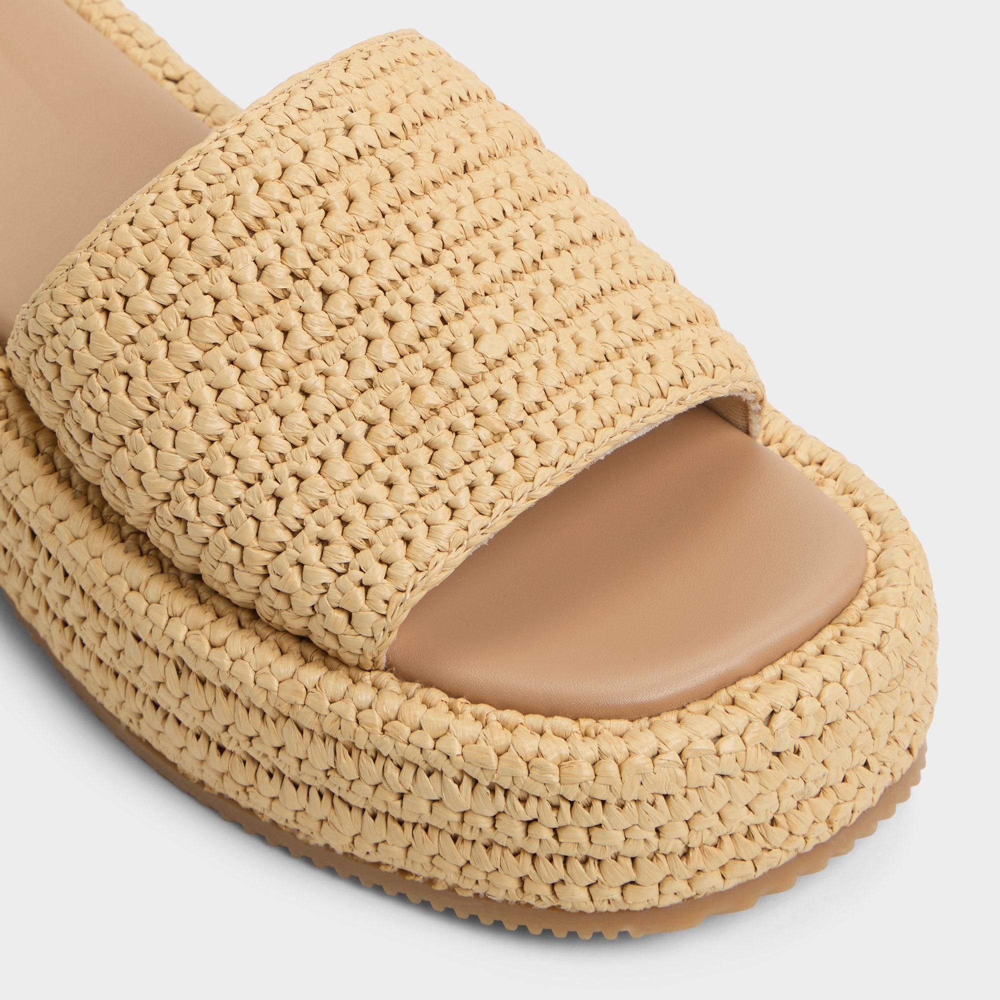 Bohemina Natural Women's Platform sandals - Flatform sandal