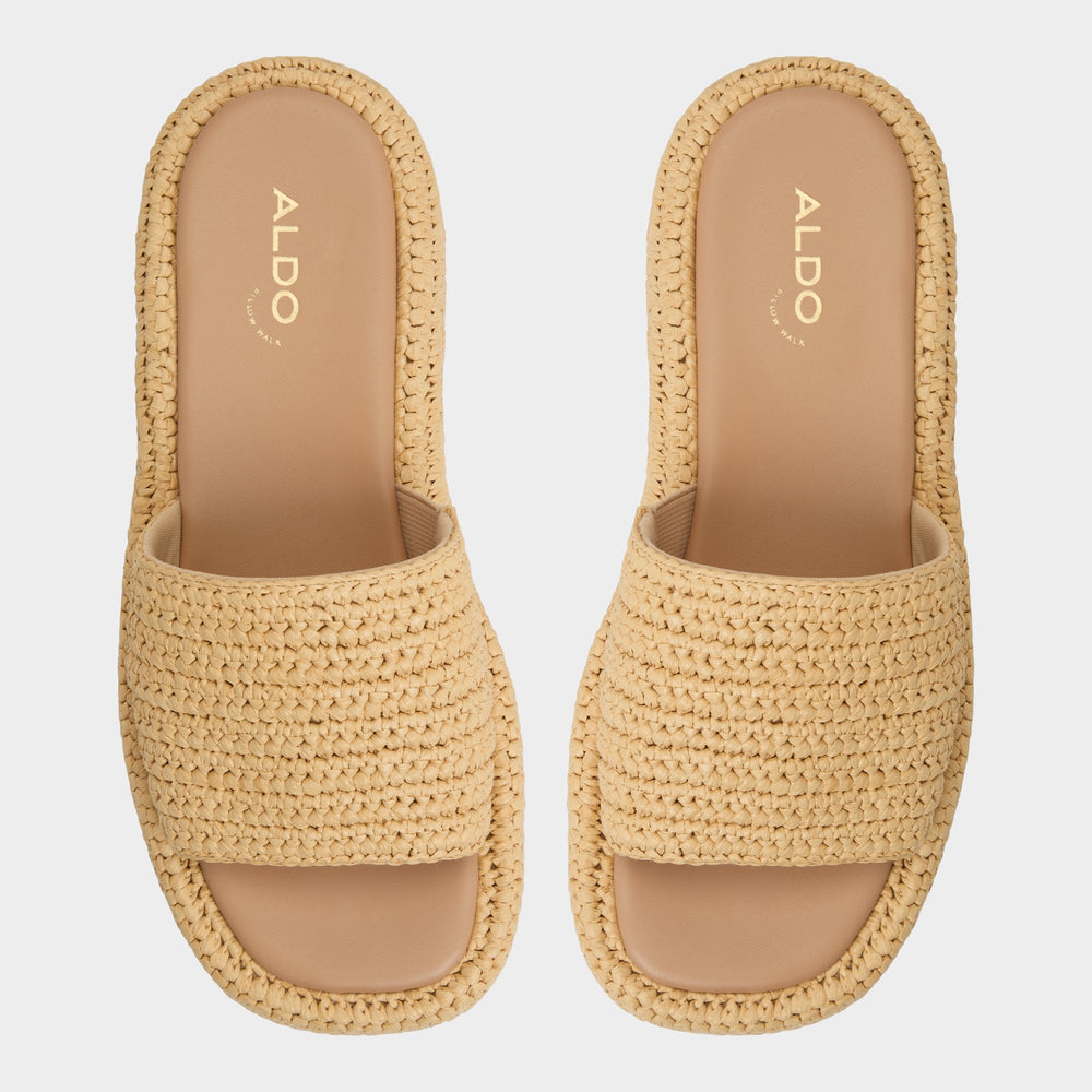 Bohemina Natural Women's Platform sandals - Flatform sandal