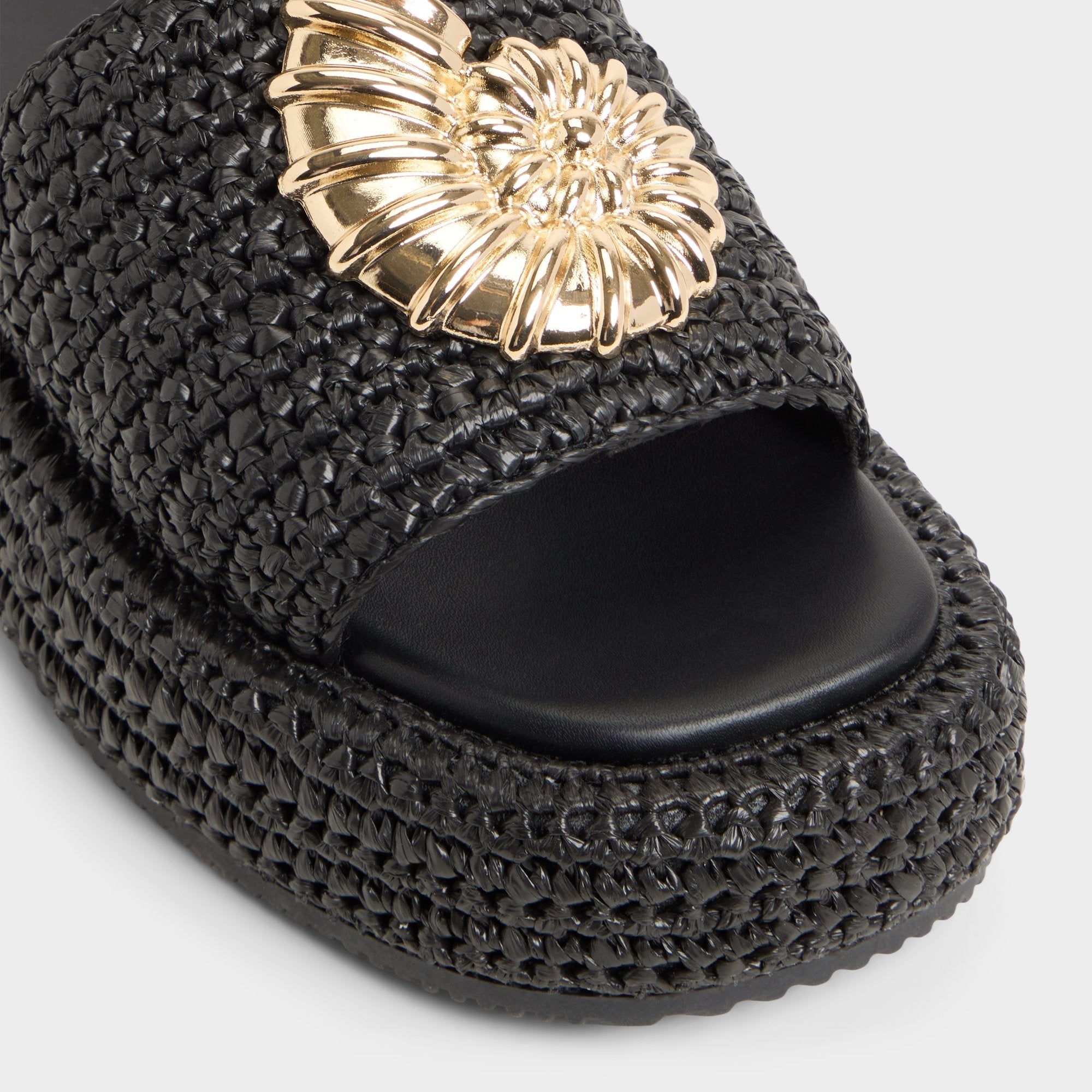 Justbeachy Black Women's Platform sandals - Flatform sandal