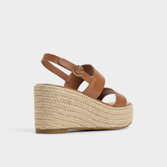 Keoni Medium Brown Women's Platform sandals - Wedge sandal