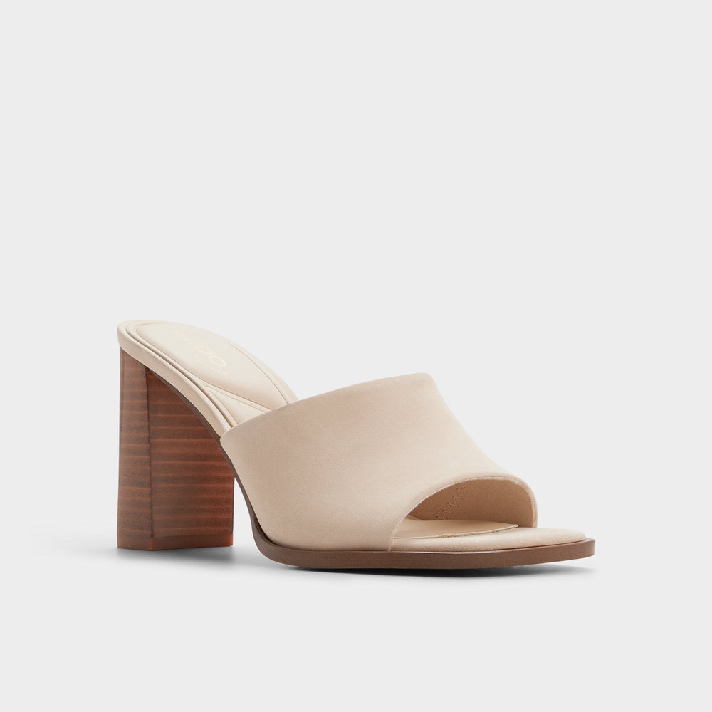 Block heel Re in Sophia Other Beige - Heeled mule