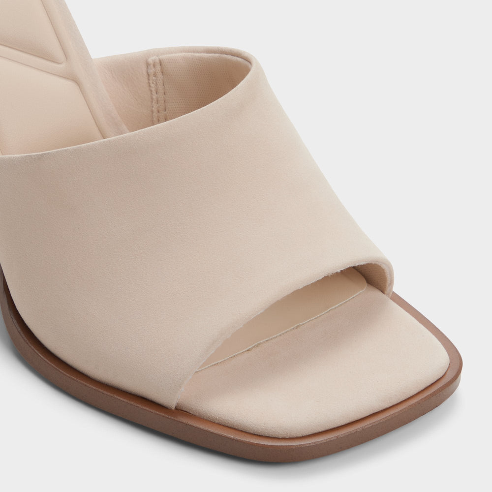 Block heel Re in Sophia Other Beige - Heeled mule