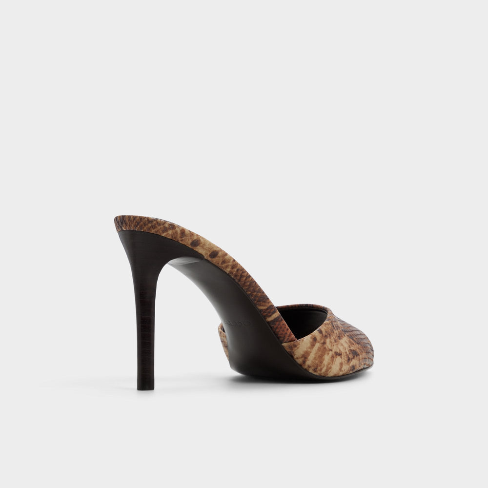 Anniebrilden in Brown Multi 14190598 - Heeled mule Stiletto heel