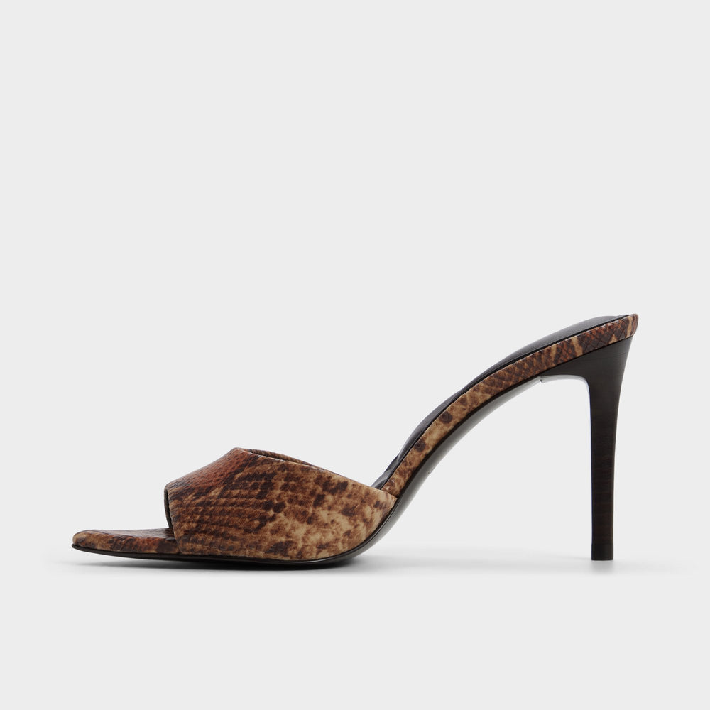 Anniebrilden in Brown Multi 14190598 - Heeled mule Stiletto heel