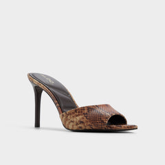 Anniebrilden in Brown Multi 14190598 - Heeled mule Stiletto heel