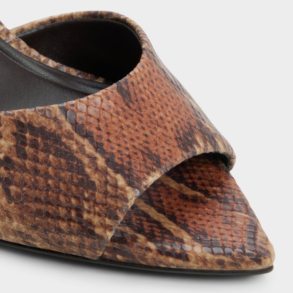 Anniebrilden in Brown Multi 14190598 - Heeled mule Stiletto heel