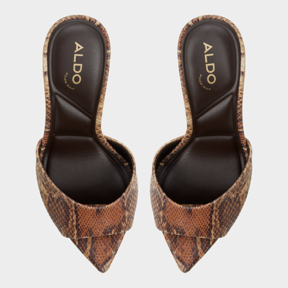 Anniebrilden in Brown Multi 14190598 - Heeled mule Stiletto heel