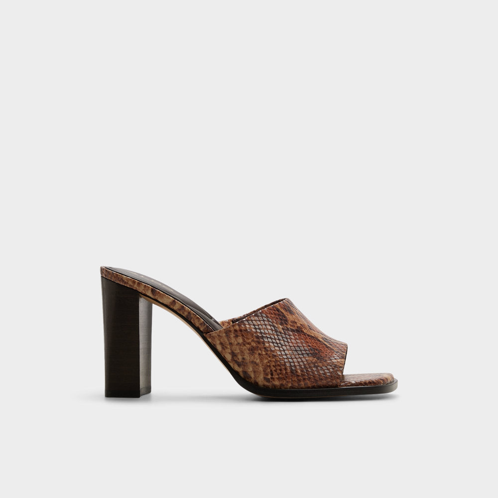 Block heel Re in Sophia Brown Multi14190695 - Heeled mule