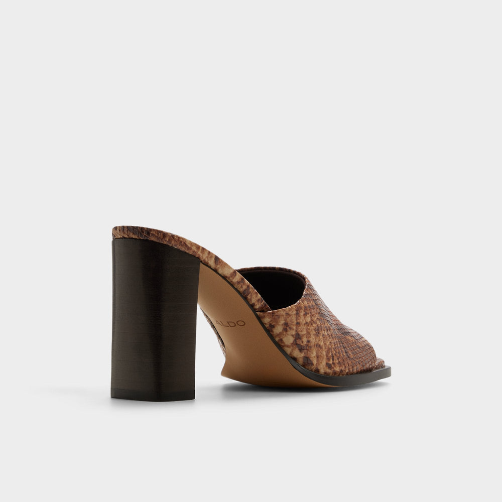Block heel Re in Sophia Brown Multi14190695 - Heeled mule