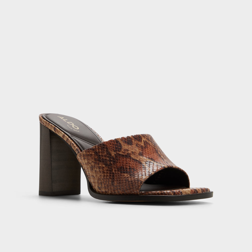 Block heel Re in Sophia Brown Multi14190695 - Heeled mule