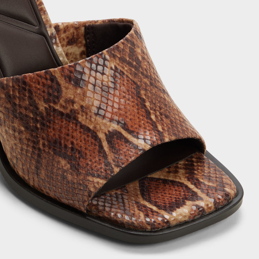 Block heel Re in Sophia Brown Multi14190695 - Heeled mule