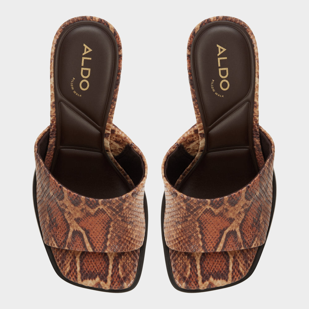 Block heel Re in Sophia Brown Multi14190695 - Heeled mule