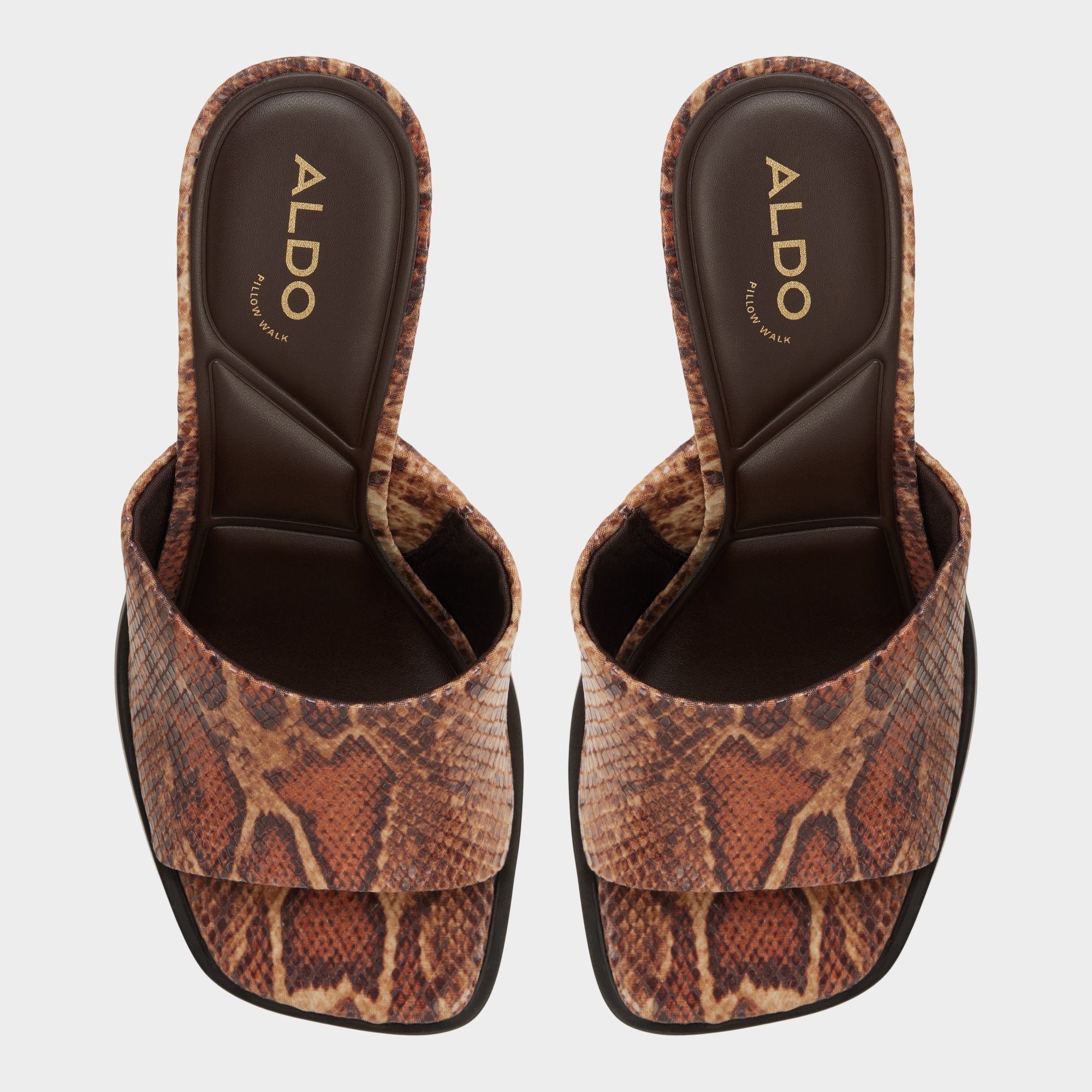 Block heel Re in Sophia Brown Multi14190695 - Heeled mule