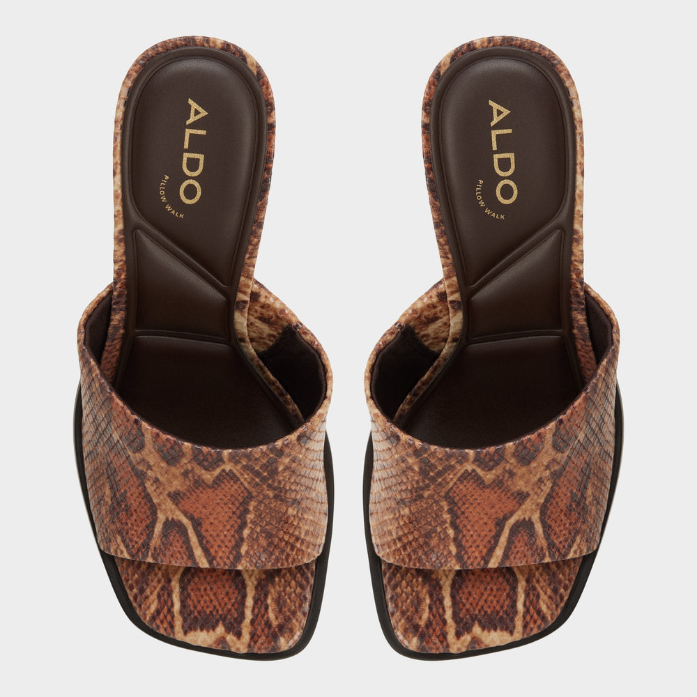 Block heel Re in Sophia Brown Multi14190695 - Heeled mule