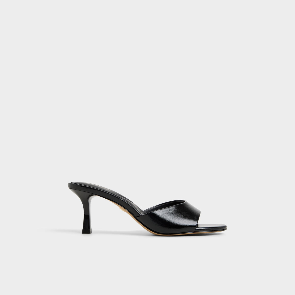 Annaberaen in Black - Heeled mule Stiletto heel