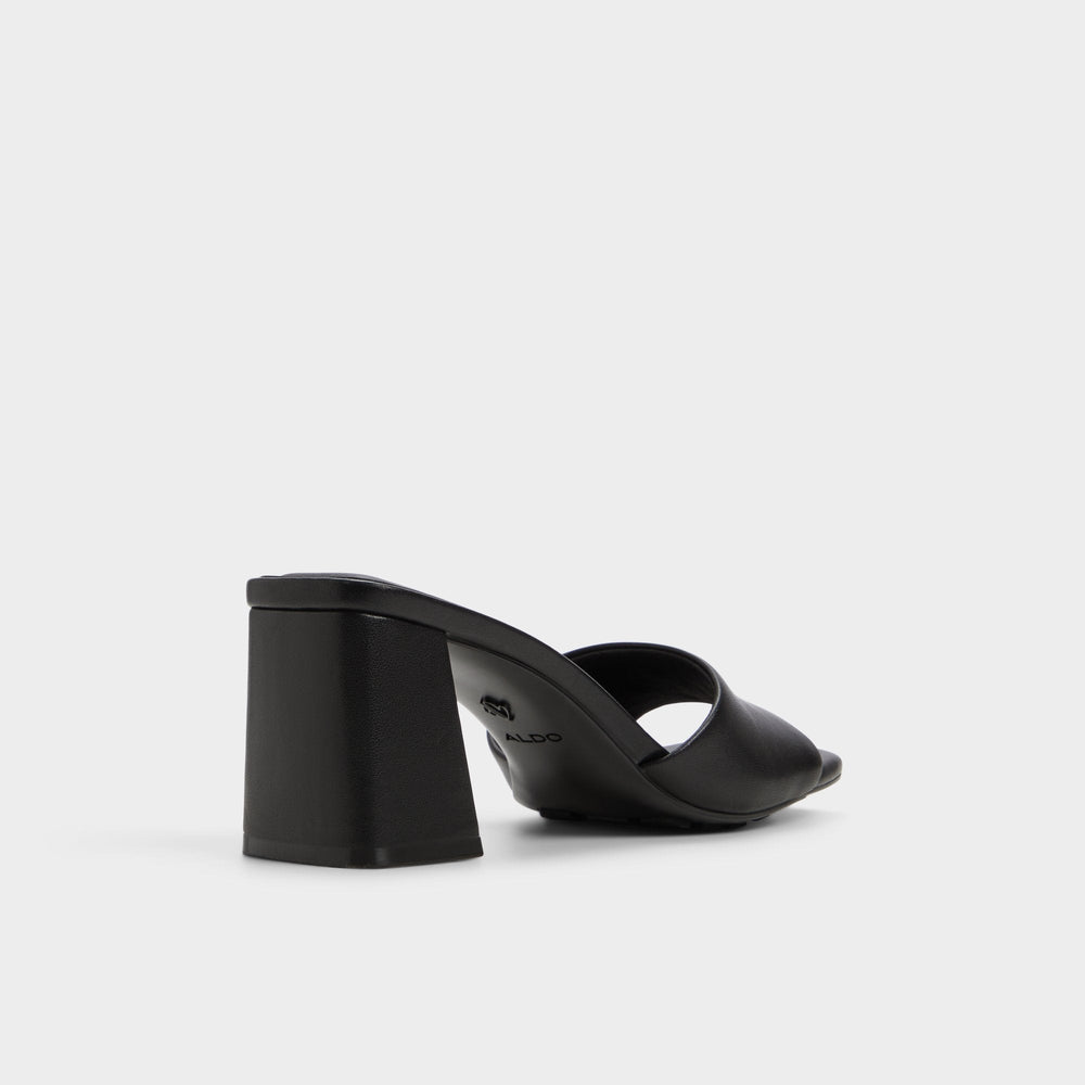Block heel Tisha Black Women's Heeled mules - Heeled mule