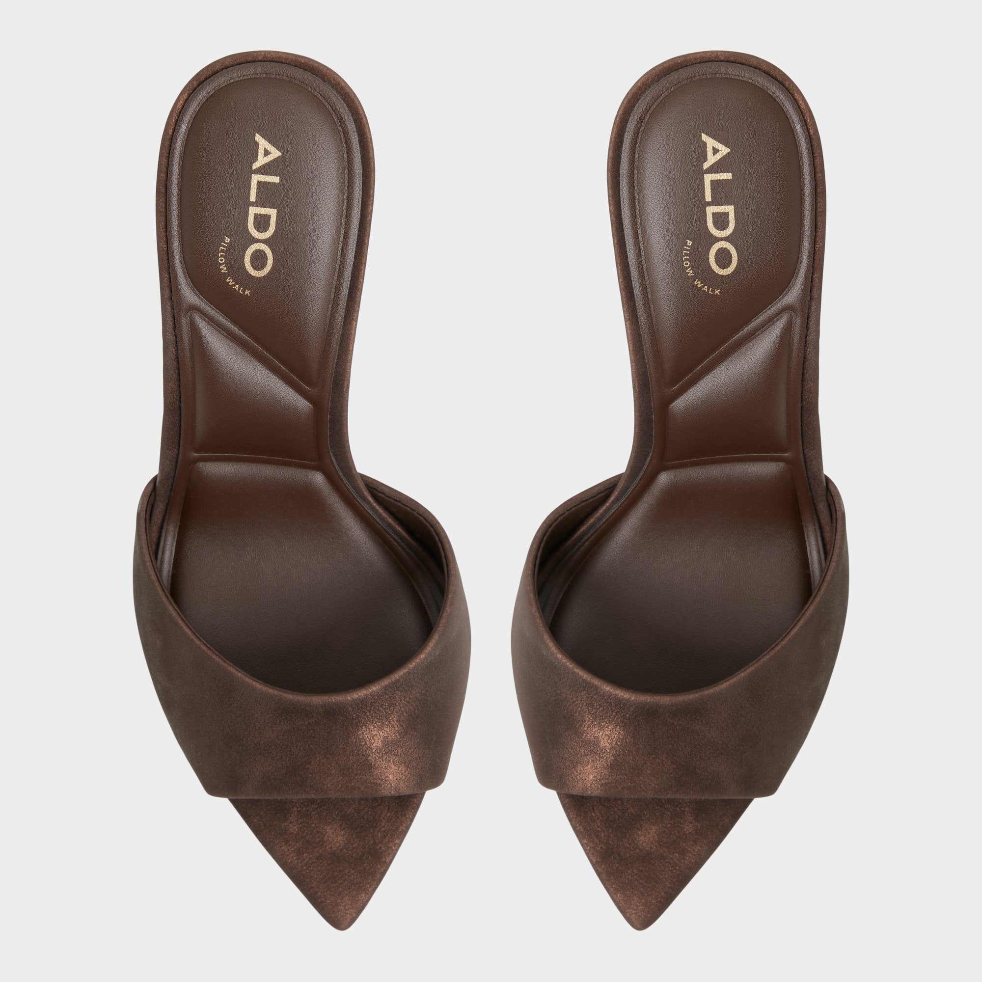 Stiletto heel Anniebrilden Dark Brown Women's Mule slides - Heeled mule