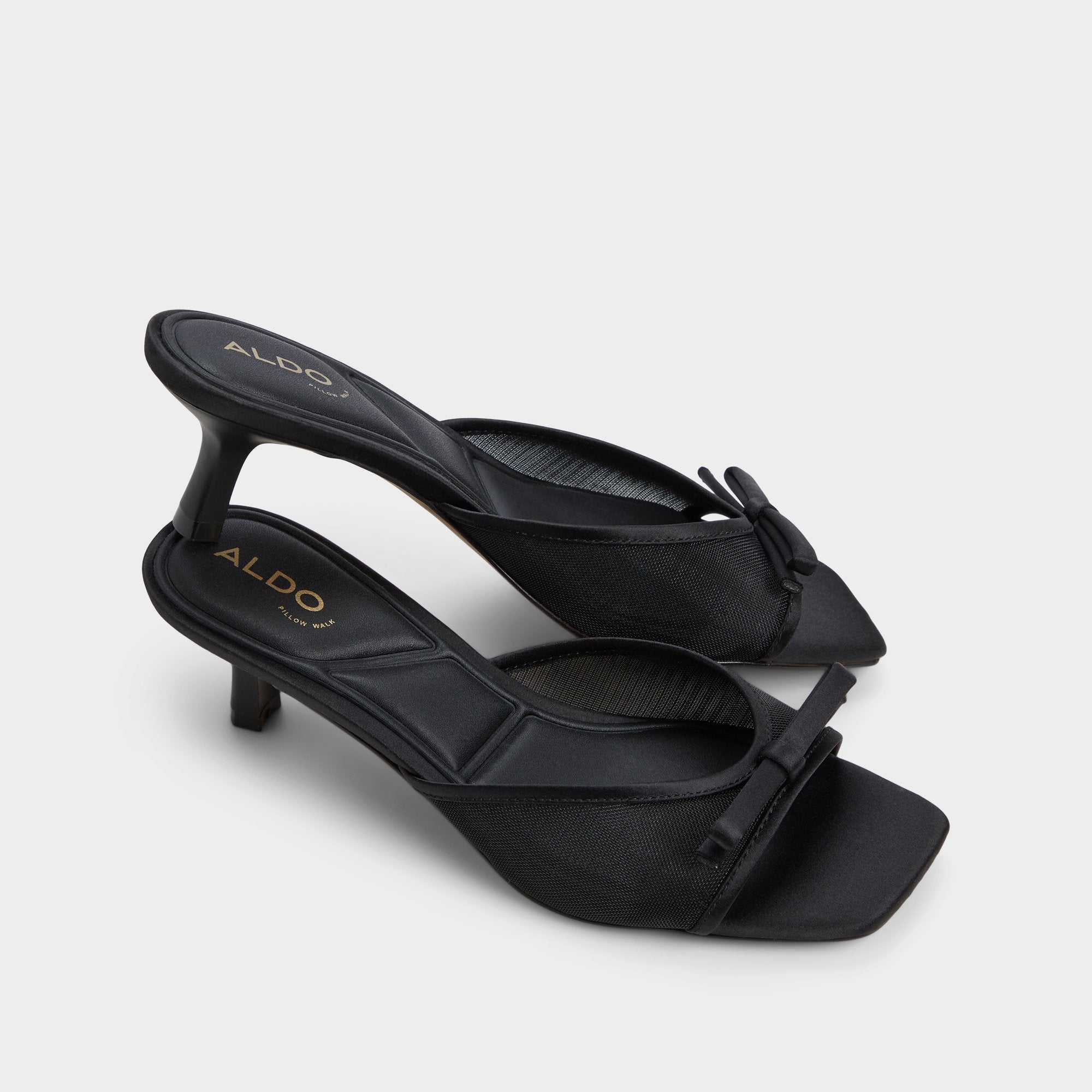 Begoniaa Black Women's Heeled mules - Heeled mule Kitten heel