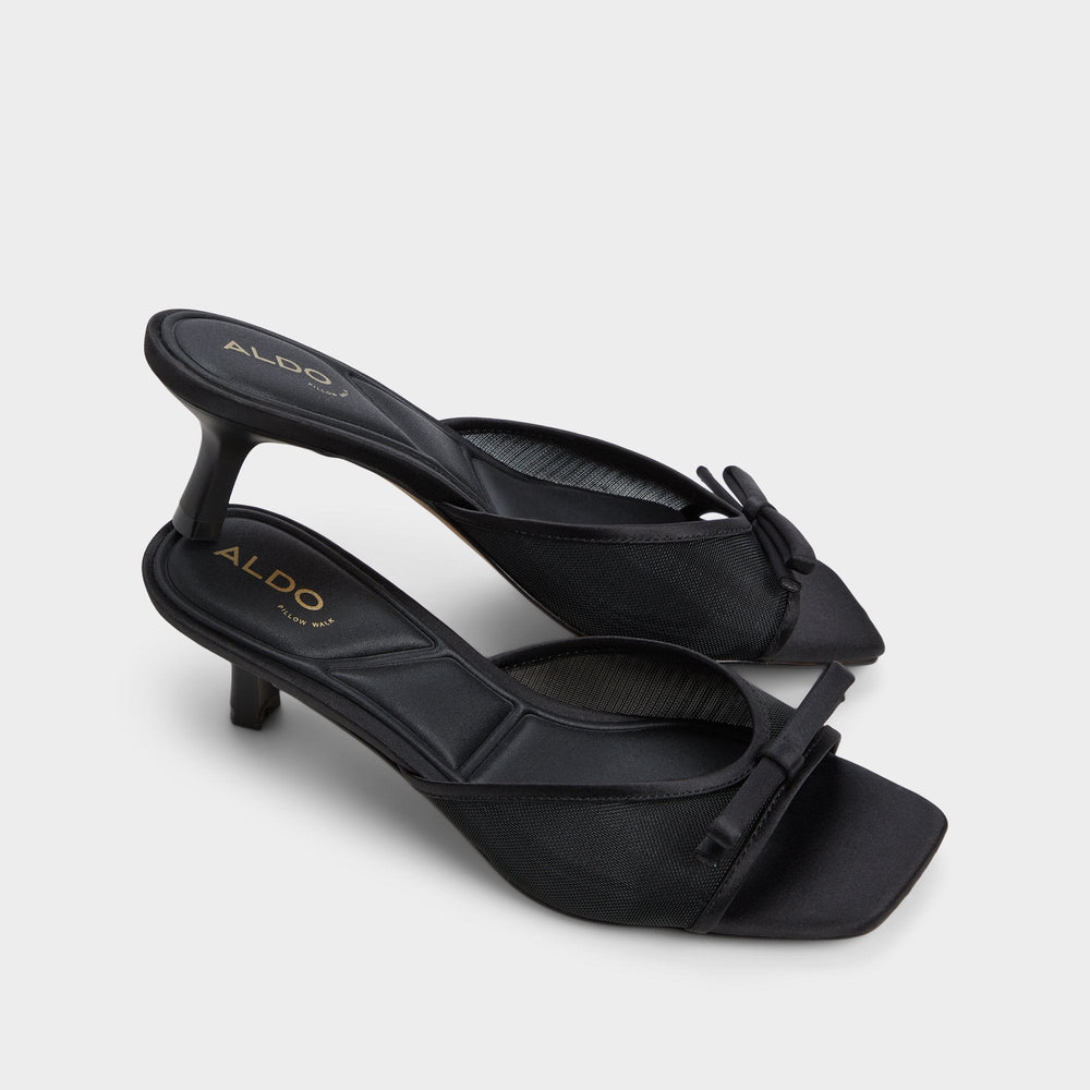 Begoniaa Black Women's Heeled mules - Heeled mule Kitten heel