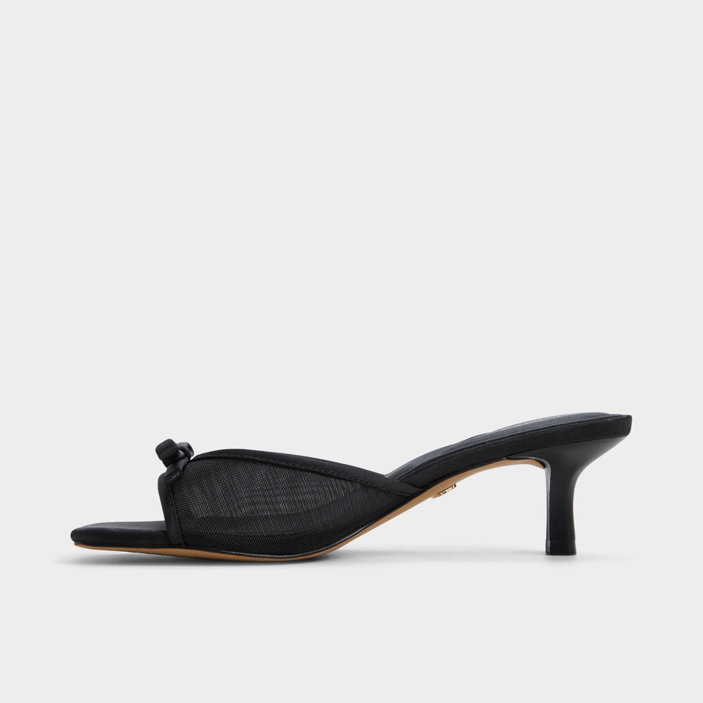 Begoniaa Black Women's Heeled mules - Heeled mule Kitten heel