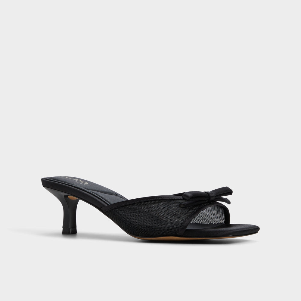 Begoniaa Black Women's Heeled mules - Heeled mule Kitten heel