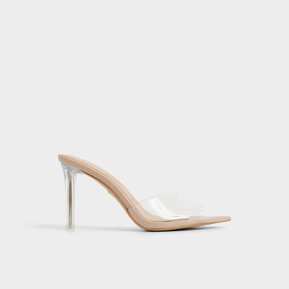 Stiletto heel Anitabrilden Beige Women's Mule slides - Heeled mule