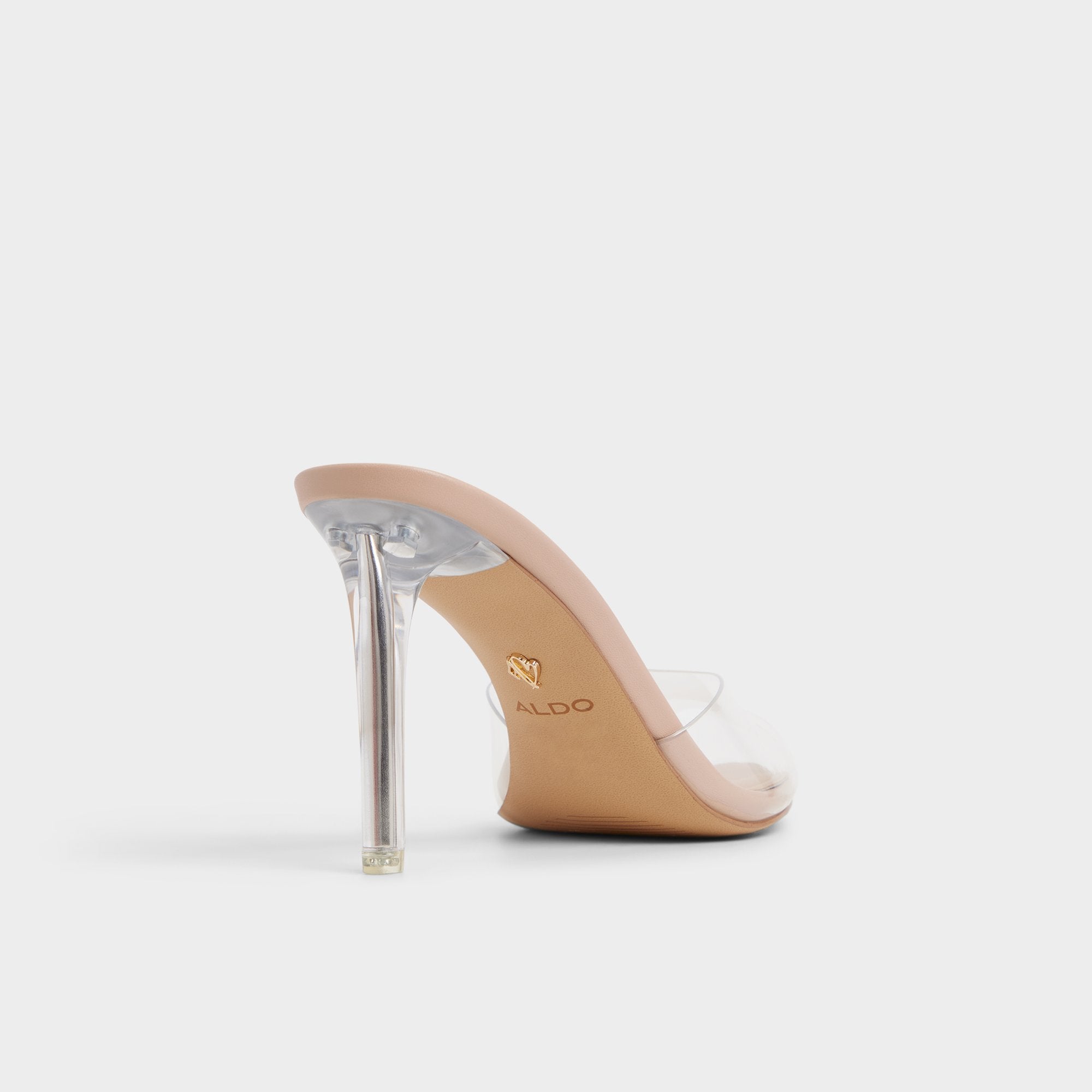 Stiletto heel Anitabrilden Beige Women's Mule slides - Heeled mule