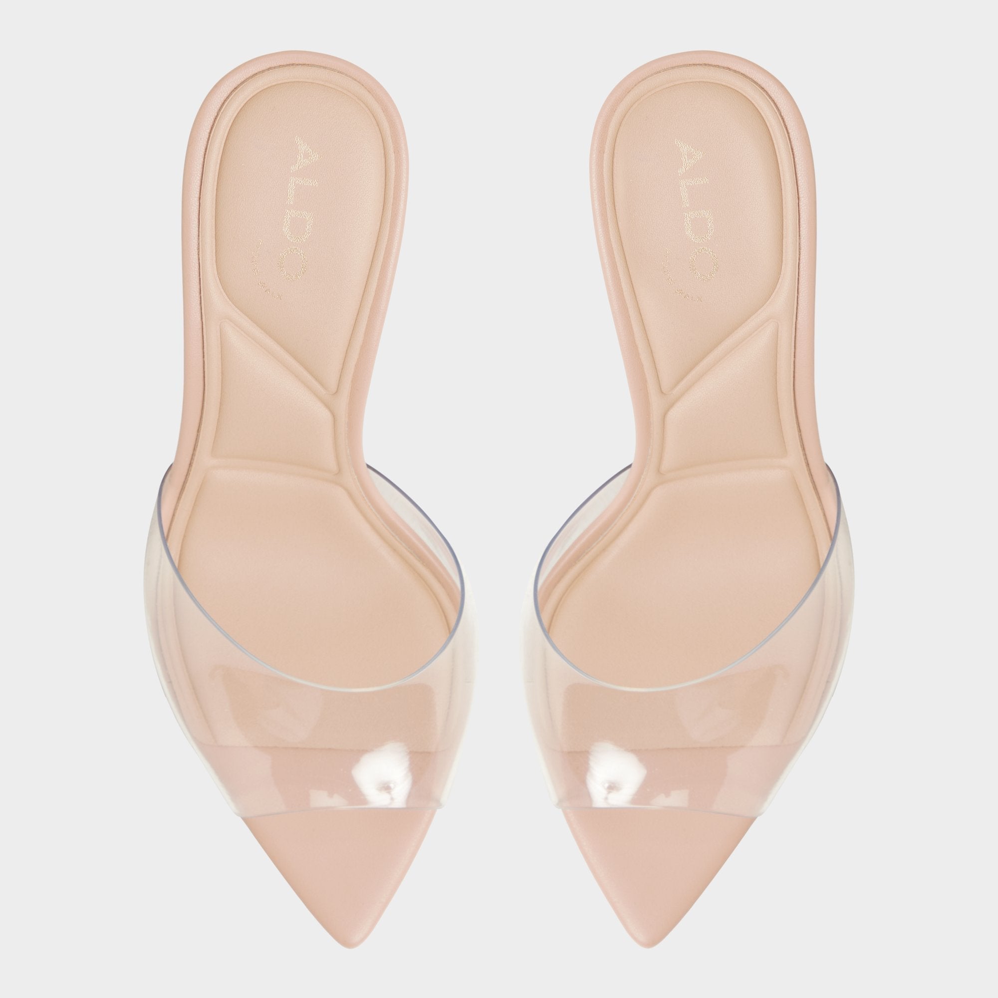 Stiletto heel Anitabrilden Beige Women's Mule slides - Heeled mule