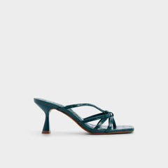 Lumera in Other Green - Heeled mule Stiletto heel